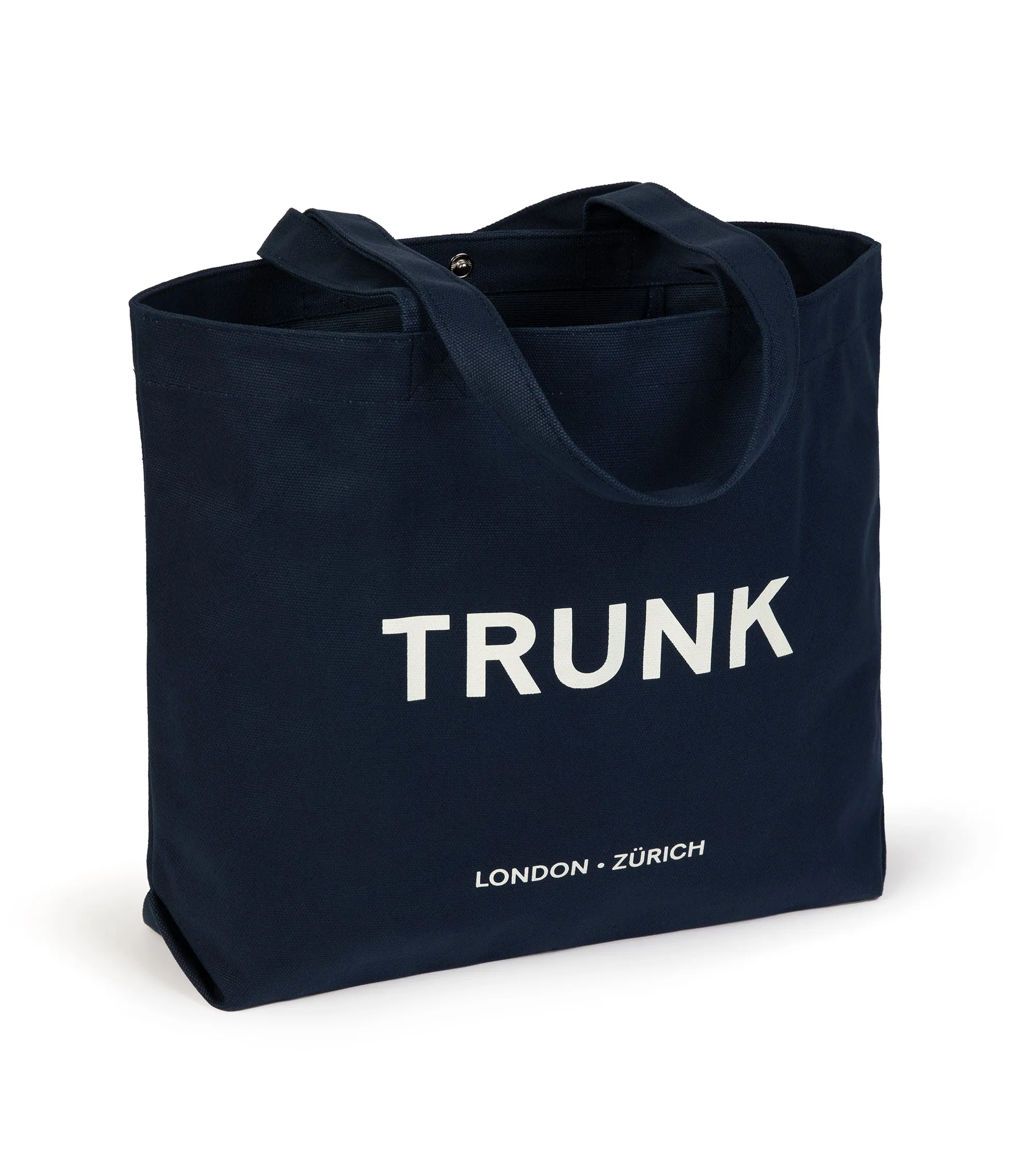 Trunk Cotton Canvas Shopper: Navy